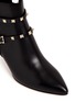 Detail View - Click To Enlarge - VALENTINO GARAVANI - 'Rockstud' double strap leather boots