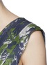 Detail View - Click To Enlarge - JASON WU - Paint print box pleat dress