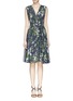 Main View - Click To Enlarge - JASON WU - Paint print box pleat dress