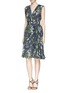 Figure View - Click To Enlarge - JASON WU - Paint print box pleat dress