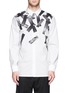 Main View - Click To Enlarge - HELMUT LANG - 'Cascading' duct tape print poplin shirt