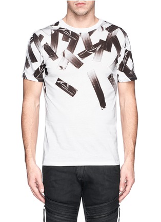 Main View - Click To Enlarge - HELMUT LANG - Cascading Print T-shirt
