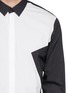 Detail View - Click To Enlarge - HELMUT LANG - 'Angled' colourblock shirt