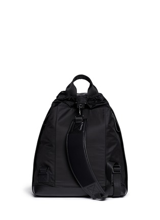 Back View - Click To Enlarge - LANVIN - Paper effect leather backpack