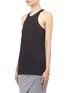 Front View - Click To Enlarge - T BY ALEXANDER WANG - Linen-silk tank top