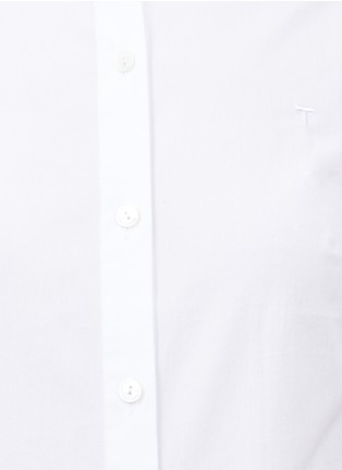 Detail View - Click To Enlarge - T BY ALEXANDER WANG - Cotton-poplin sleeveless shirt dress
