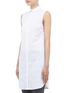 Front View - Click To Enlarge - T BY ALEXANDER WANG - Cotton-poplin sleeveless shirt dress