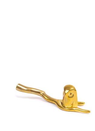 Detail View - Click To Enlarge - JONATHAN ADLER - Brass Owl Candle Snuffer