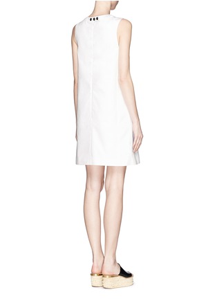 Back View - Click To Enlarge - ACNE STUDIOS - Back button shift dress