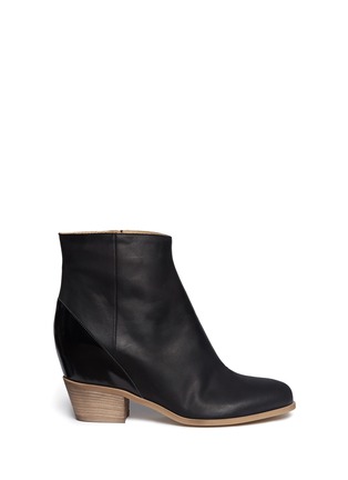 Main View - Click To Enlarge - MM6 MAISON MARGIELA - Inner wedge leather ankle boots