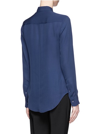 Back View - Click To Enlarge - THEORY - Olava silk shirt
