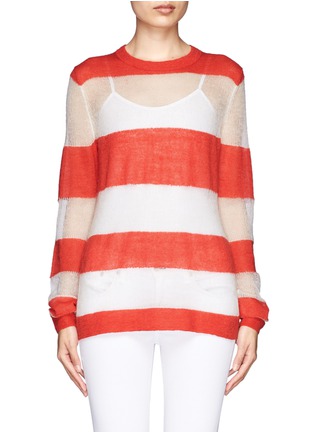 Main View - Click To Enlarge - ACNE STUDIOS - Stripe mohair sweater