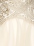 Detail View - Click To Enlarge -  - Metallic embroidery tulle dress