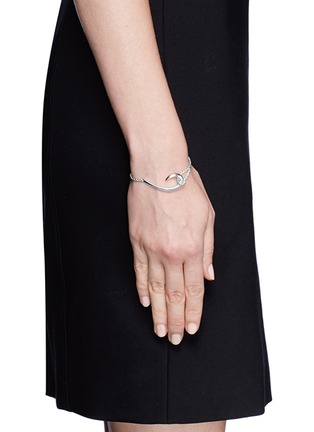 Figure View - Click To Enlarge - SHAUN LEANE - Silver hook bracelet