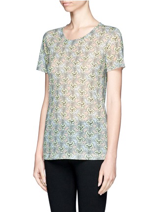Front View - Click To Enlarge - RAG & BONE - Printed classic T-shirt