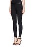 Front View - Click To Enlarge - RAG & BONE - Daria leather waistband leggings