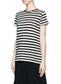 Front View - Click To Enlarge - PROENZA SCHOULER - Stripe jersey T-shirt