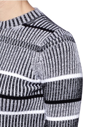 Detail View - Click To Enlarge - T BY ALEXANDER WANG - Rib knit long sleeve sweater