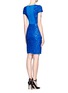 Back View - Click To Enlarge - ALICE & OLIVIA - Taryn sequin cap sleeve dress