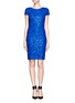 Main View - Click To Enlarge - ALICE & OLIVIA - Taryn sequin cap sleeve dress