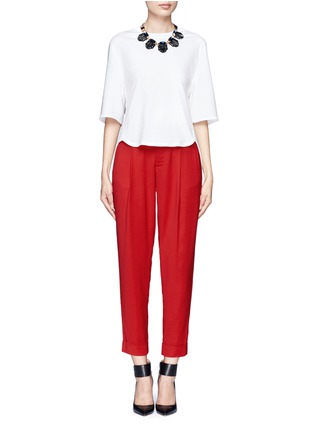 Figure View - Click To Enlarge - ALICE & OLIVIA - Arthur high-waisted cropped pants