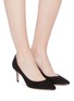 Figure View - Click To Enlarge - GIANVITO ROSSI - 'Gianvito 70' suede pumps