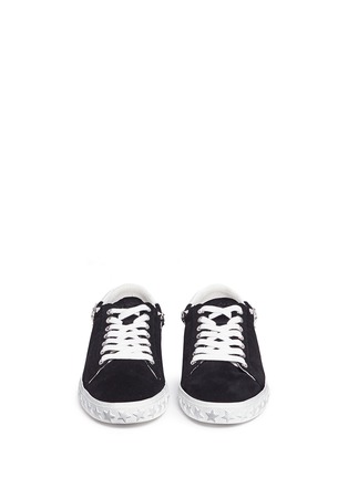 Front View - Click To Enlarge - ASH - 'Dazed' star stud suede sneakers