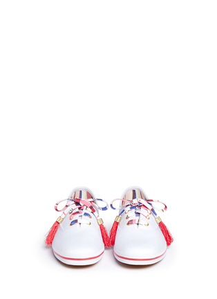 Front View - Click To Enlarge - KEDS - 'Champion' tassel canvas sneakers