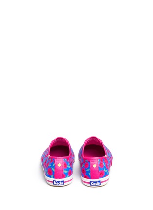 Back View - Click To Enlarge - KEDS - x Kate Spade 'Champion' floral print sneakers