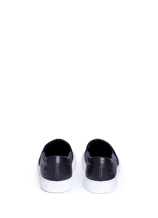 Back View - Click To Enlarge - COMMON PROJECTS - Perforated leather slip-ons