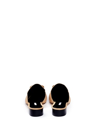 Back View - Click To Enlarge - DORATEYMUR - 'Petro' round buckle suede mules
