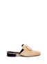 Main View - Click To Enlarge - DORATEYMUR - 'Petro' round buckle suede mules