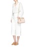 Figure View - Click To Enlarge - MICHAEL KORS - 'Scarlett' medium quilted leather chain satchel
