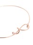 Detail View - Click To Enlarge - JACQUELINE RABUN - x Studiomama 'A Line of Love' 18k rose gold bracelet