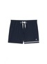 Main View - Click To Enlarge - DANWARD - Mid length grosgrain stripe swim shorts