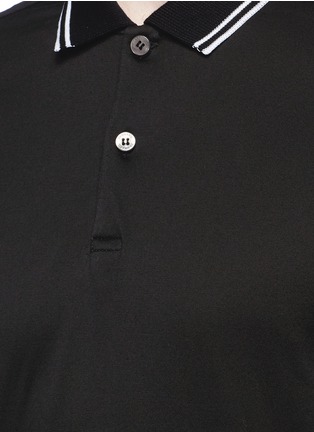 Detail View - Click To Enlarge - DANWARD - Mercerised cotton polo shirt