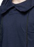 Detail View - Click To Enlarge - DANWARD - Poplin hood cotton-linen hoodie