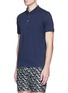 Front View - Click To Enlarge - DANWARD - Raw edge cotton polo shirt