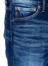 Detail View - Click To Enlarge - FDMTL - 'Figure CS30' sashiko stitch ripped skinny jeans