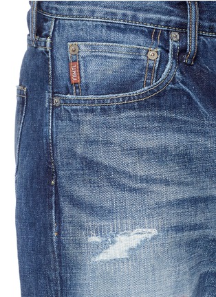Detail View - Click To Enlarge - FDMTL - 'Heritage CS34' paisley print patchwork jeans
