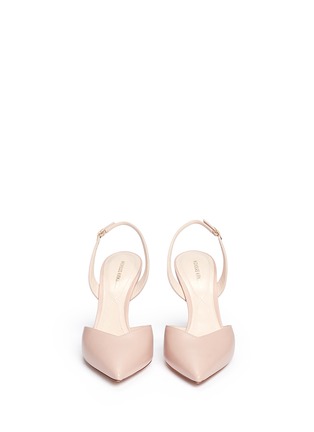 Front View - Click To Enlarge - NICHOLAS KIRKWOOD - 'Penelope Pearl' slingback leather pumps