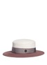 Figure View - Click To Enlarge - MAISON MICHEL - 'Kiki' colourblock rabbit furfelt boater hat