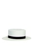 Main View - Click To Enlarge - MAISON MICHEL - 'Kiki' hemp straw boater hat