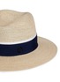 Detail View - Click To Enlarge - MAISON MICHEL - 'Henrietta' ribbon band hemp straw fedora hat