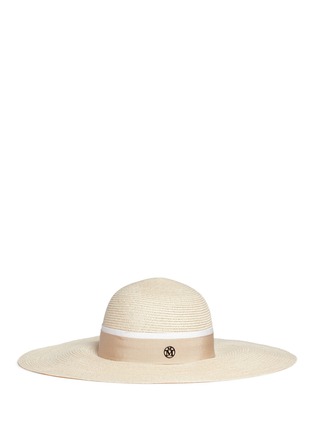 Figure View - Click To Enlarge - MAISON MICHEL - 'Blanche' straw capeline hat