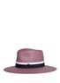 Figure View - Click To Enlarge - MAISON MICHEL - 'Charles' swirl straw Panama hat