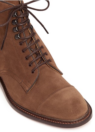 Detail View - Click To Enlarge - TRICKER’S - 'Scott' suede lace-up boots