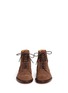 Front View - Click To Enlarge - TRICKER’S - 'Scott' suede lace-up boots
