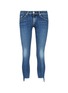Main View - Click To Enlarge - RAG & BONE - 'Capri' frayed staggered hem cropped skinny jeans