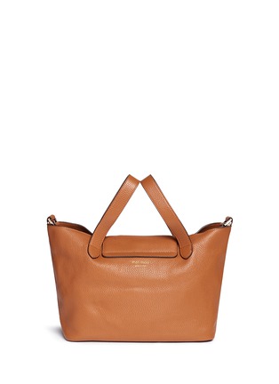 Detail View - Click To Enlarge - 71172 - 'Thela' medium pebbled leather trapeze tote
